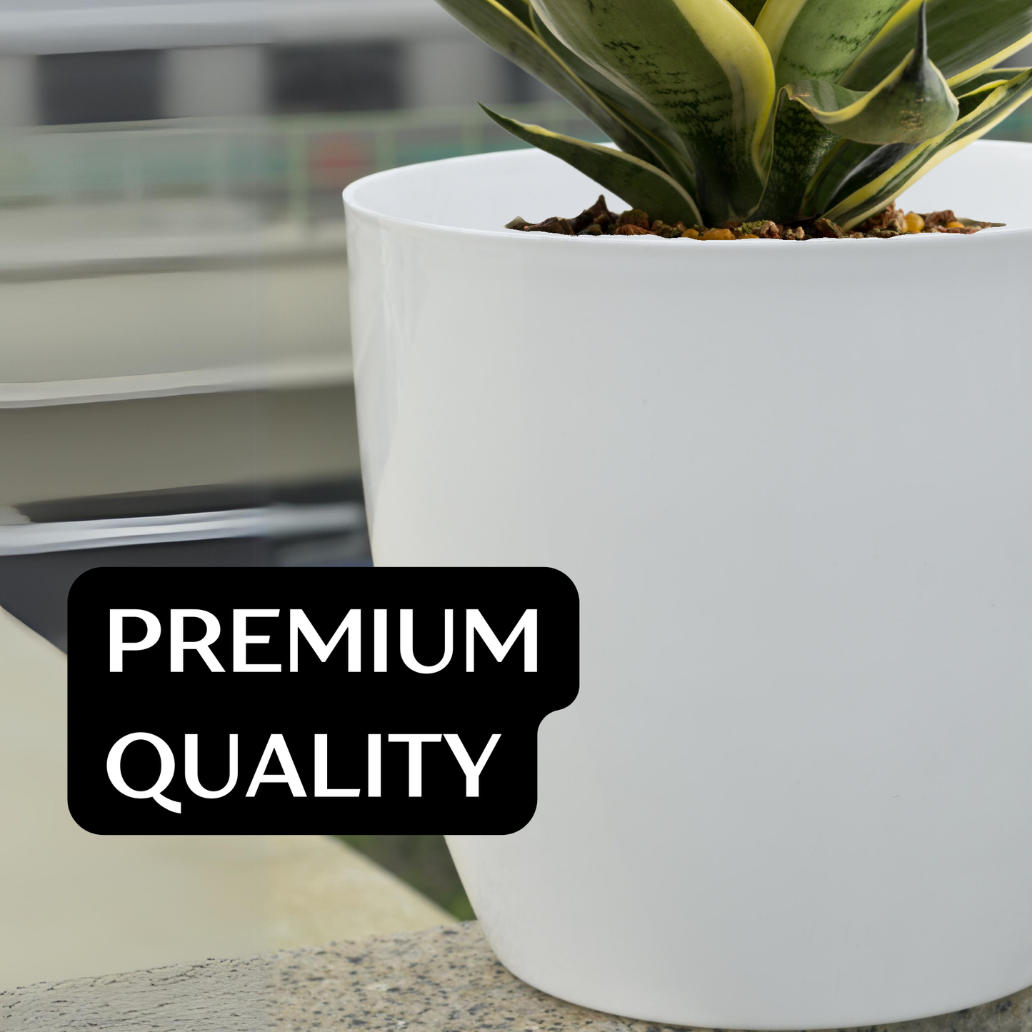 Beige Dotted Pavo Classic Planter