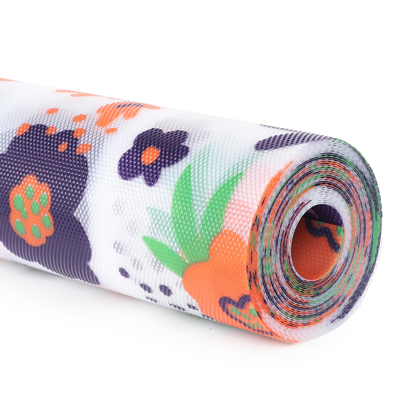 45cm x 5m Multipurpose Waterproof Floral Printed Anti-Slip Shelf Liner Mat