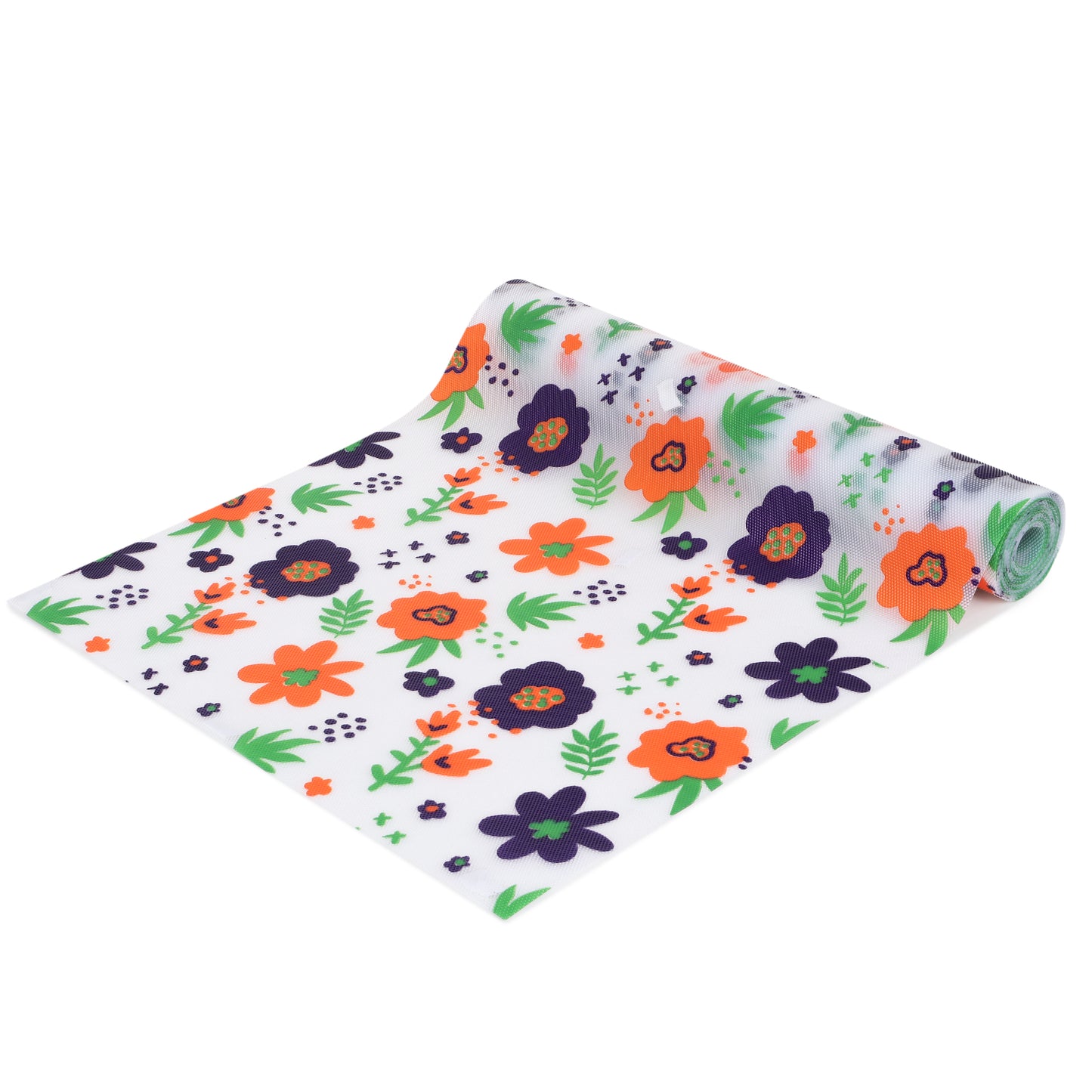 45cm x 5m Multipurpose Waterproof Floral Printed Anti-Slip Shelf Liner Mat