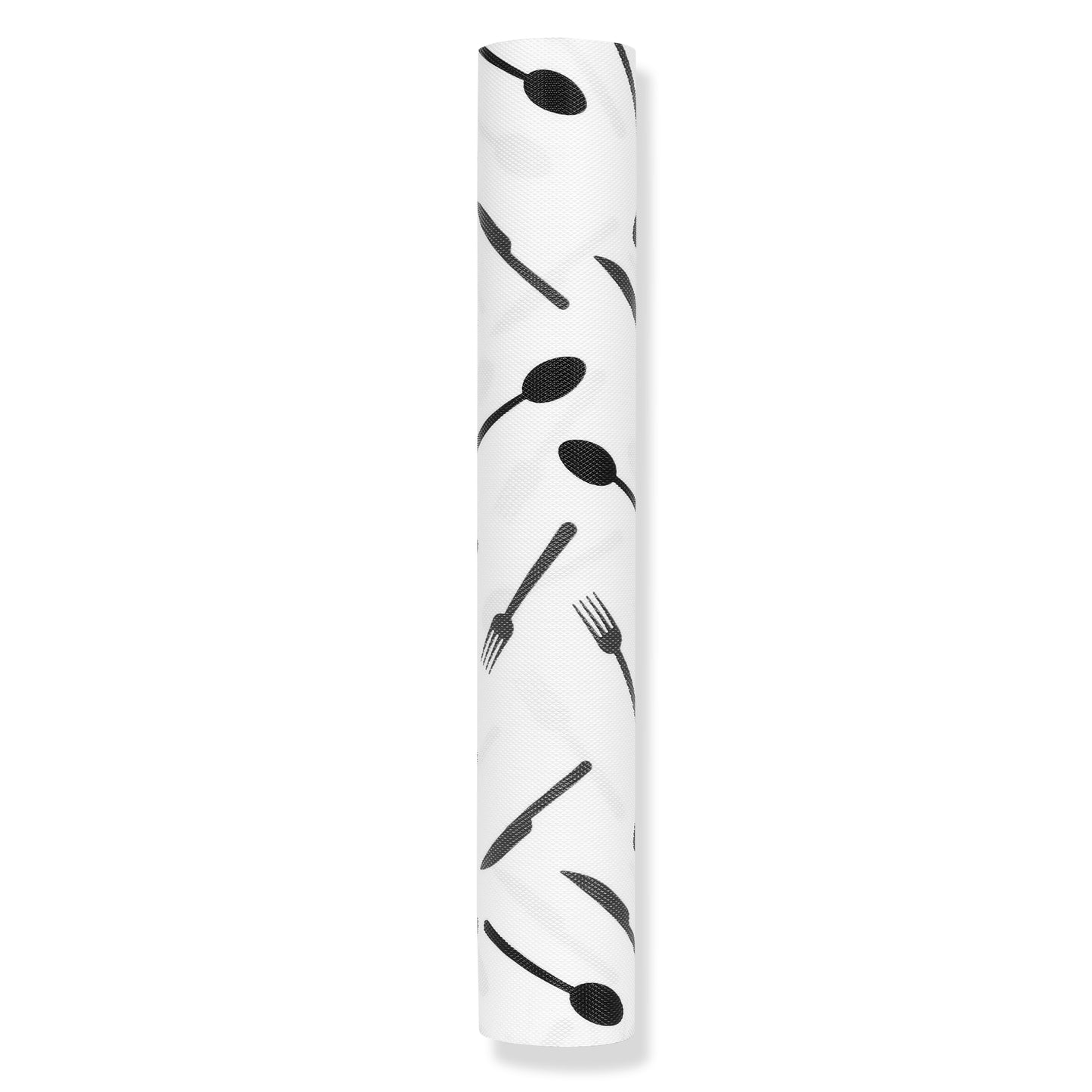 45cm x 5m Multipurpose Waterproof Cutlery Printed Anti-Slip Shelf Liner Mat