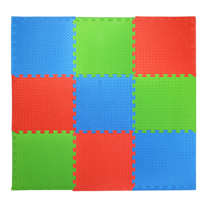 Multicolor  Play Mat for Kids Pack Of 9