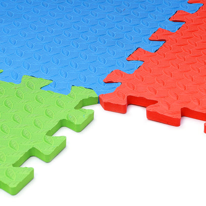 Multicolor  Play Mat for Kids Pack Of 9