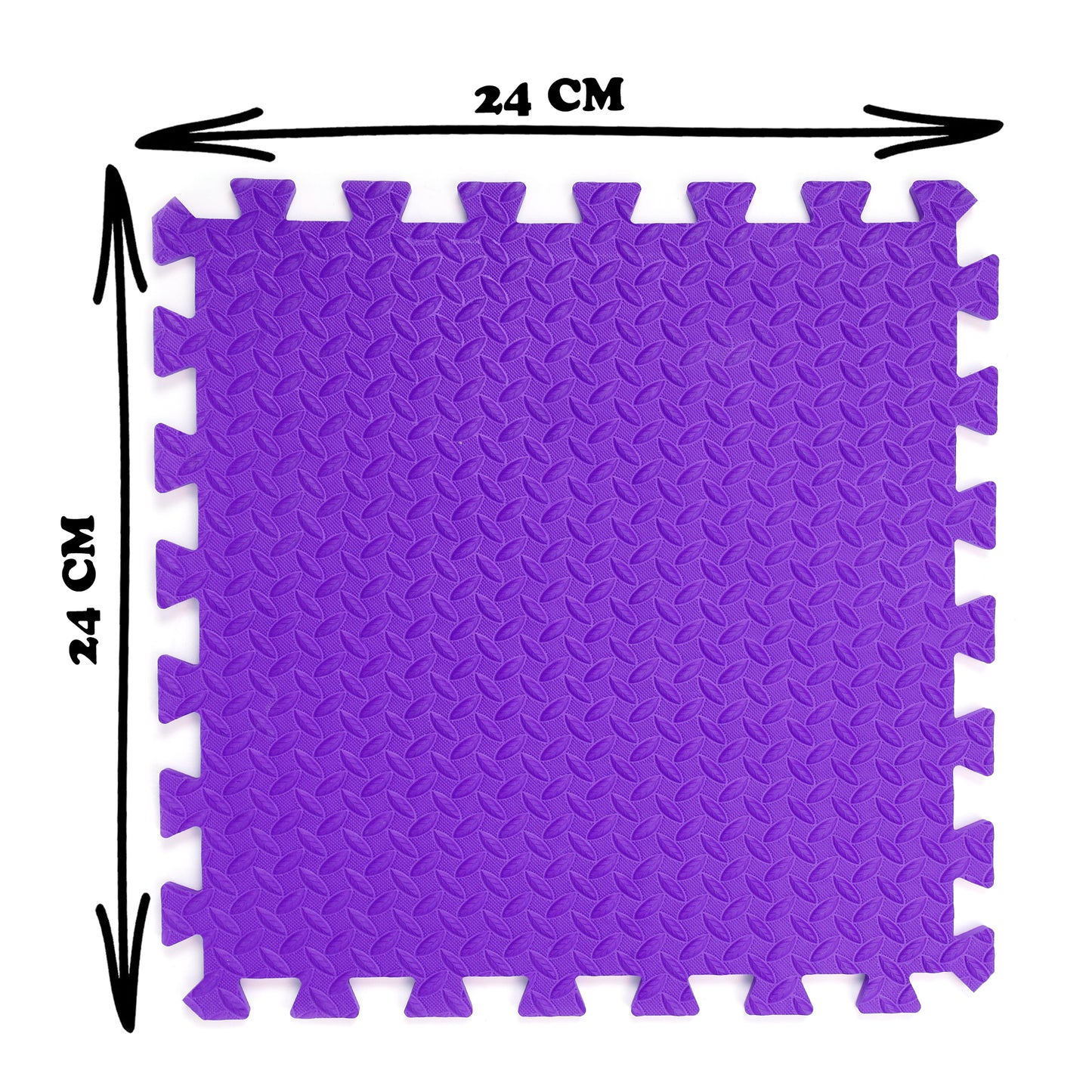Multicolor  Play Mat for Kids Pack Of 9