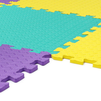 Multicolor  Play Mat for Kids Pack Of 9