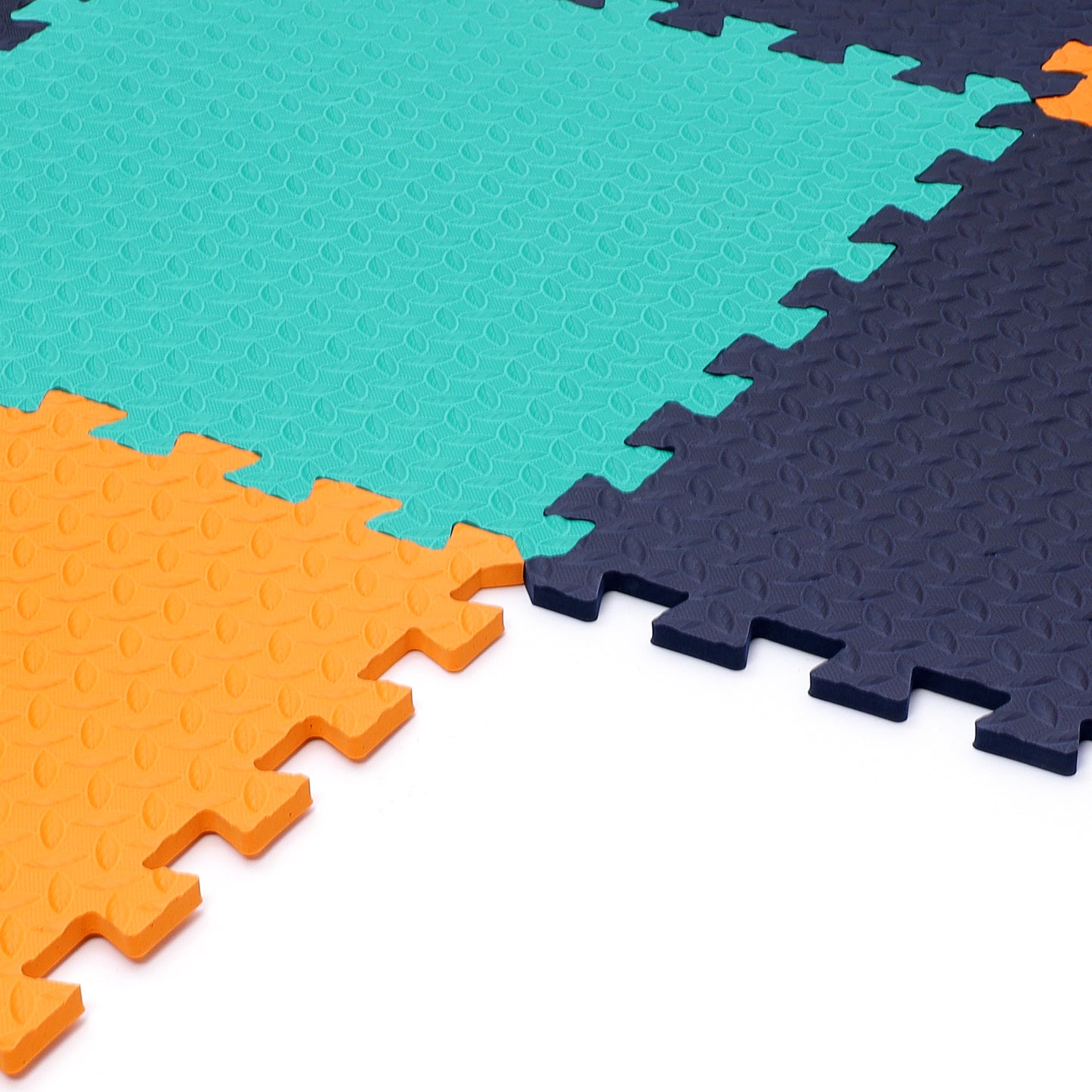 Multicolor  Play Mat for Kids Pack Of 9