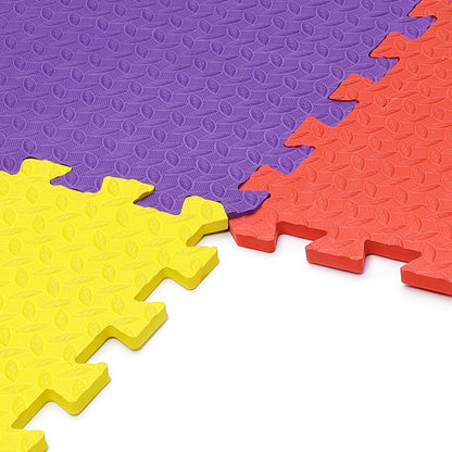 Multicolor  Play Mat for Kids Pack Of 9