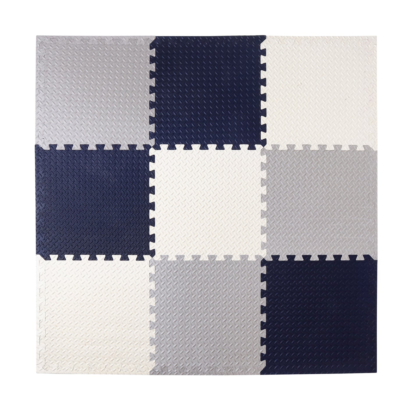 Multicolor  Play Mat for Kids Pack Of 9