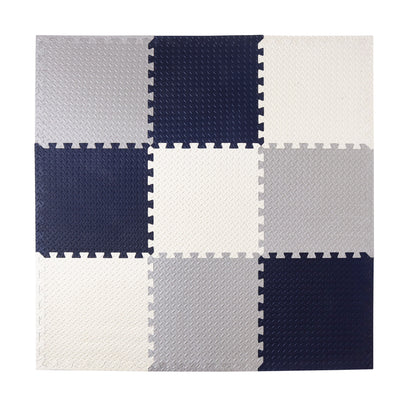 Multicolor  Play Mat for Kids Pack Of 9