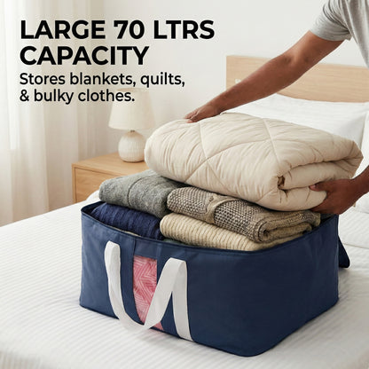 Storage Bag – White & Blue