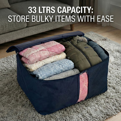 Storage Bag – White & Blue