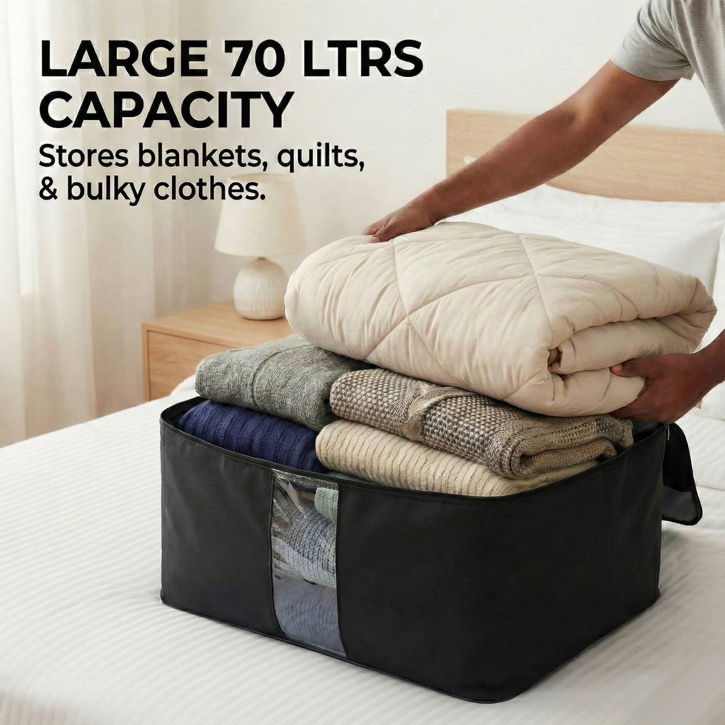 Storage Bag – Black & Grey