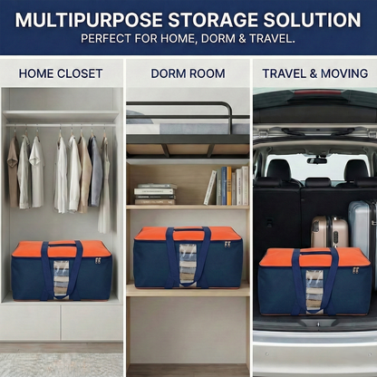 Storage Bag – Blue & Orange