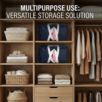 Storage Bag – White & Blue