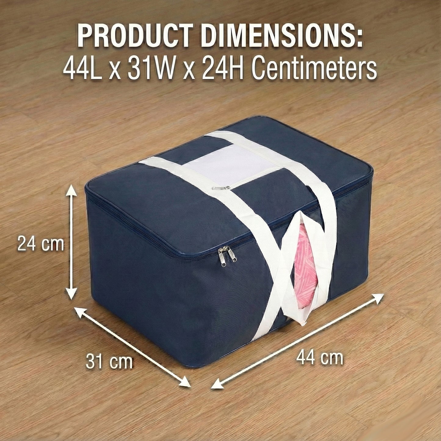 Storage Bag – White & Blue