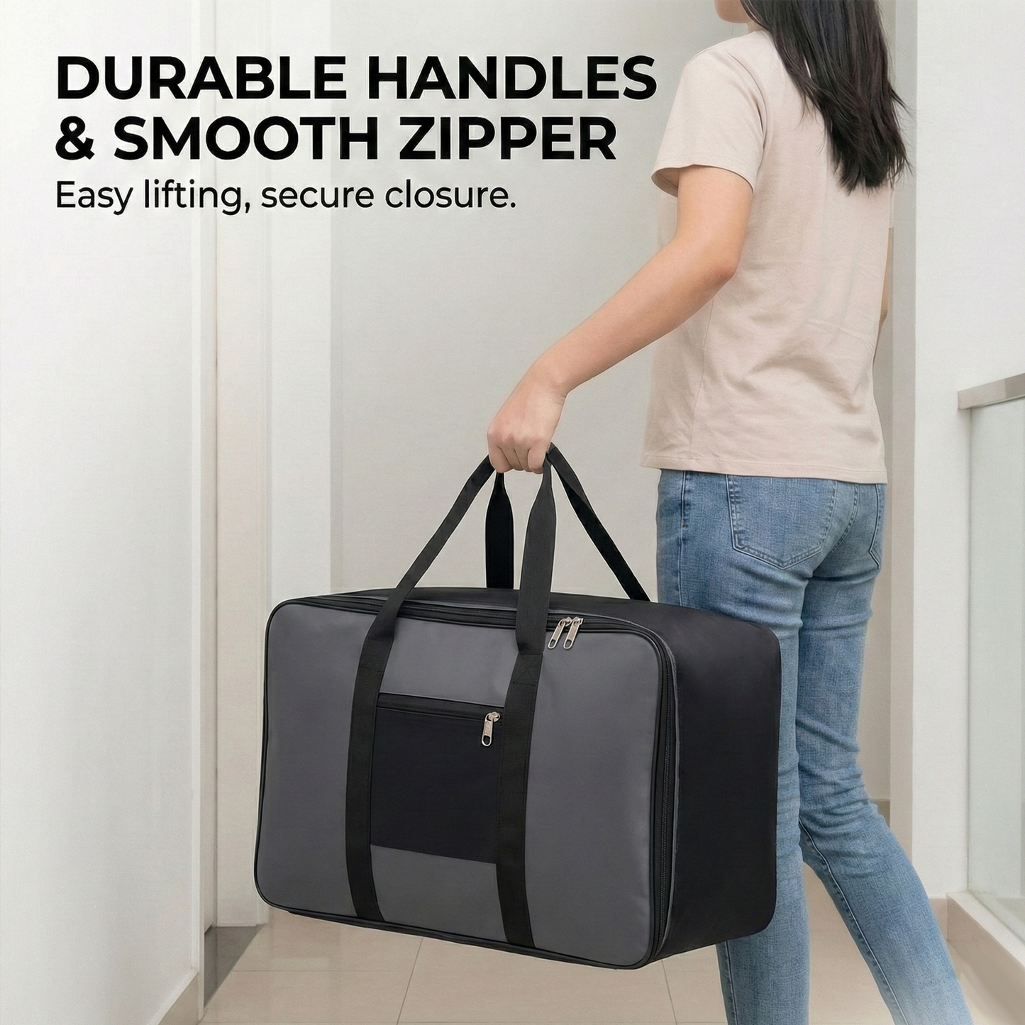 Storage Bag – Black & Grey