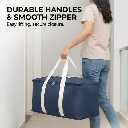 Storage Bag – White & Blue