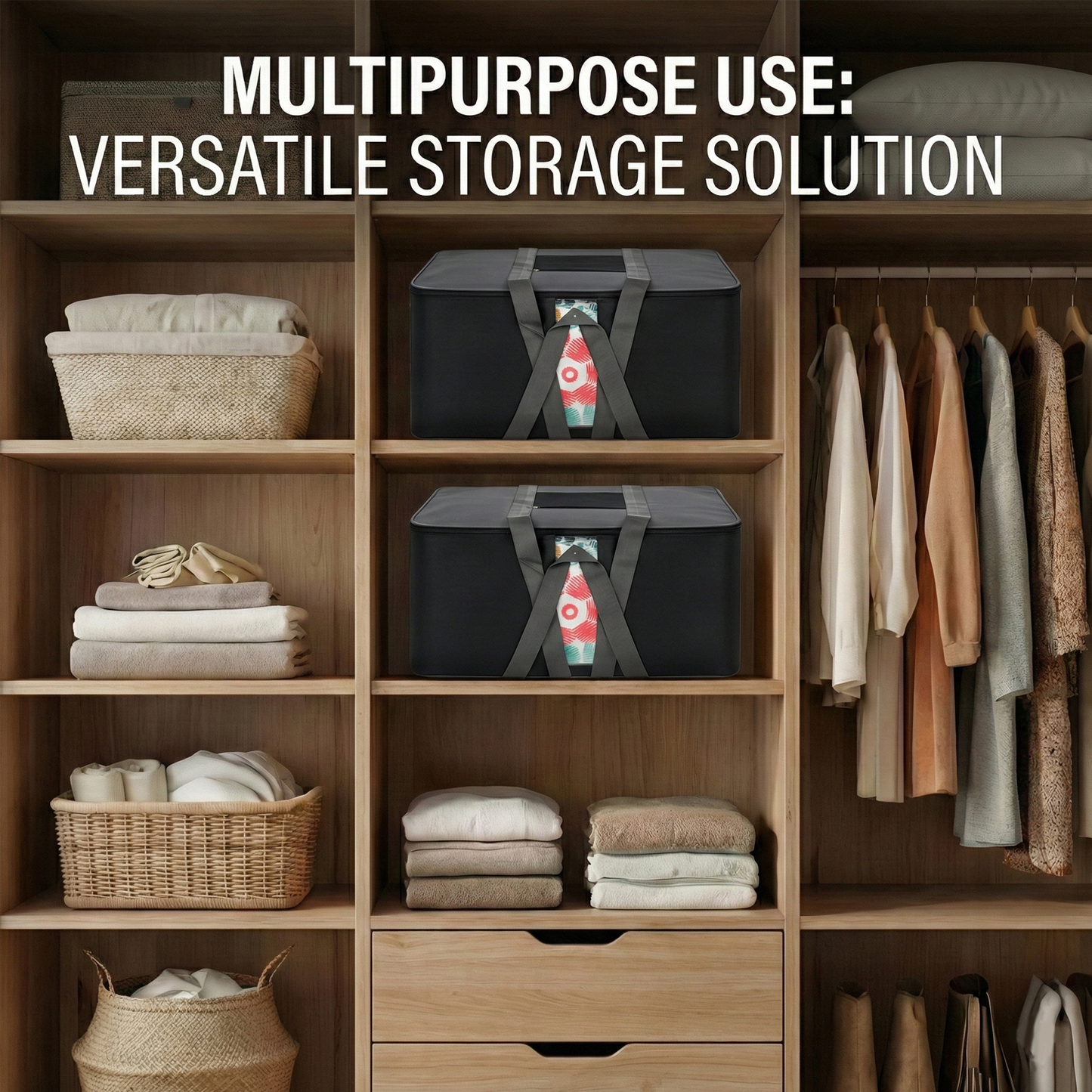 Storage Bag – Black & Grey