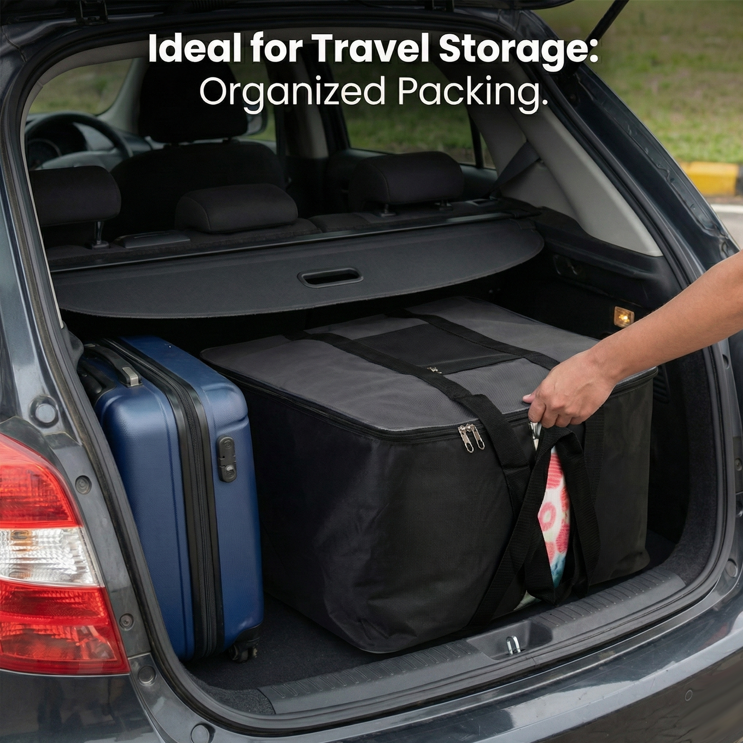 Storage Bag – Black & Grey